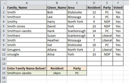 Excel VLOOKUP INDEX MATCH