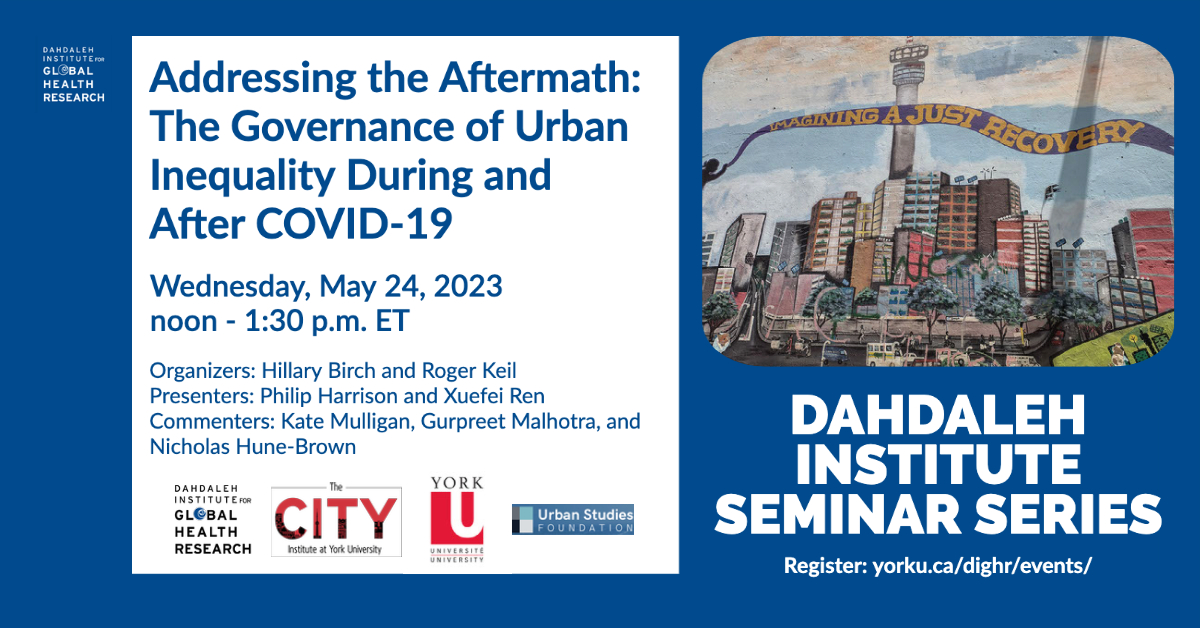 Recap — Urban Inequality During and After COVID-19 in Johannesburg ...