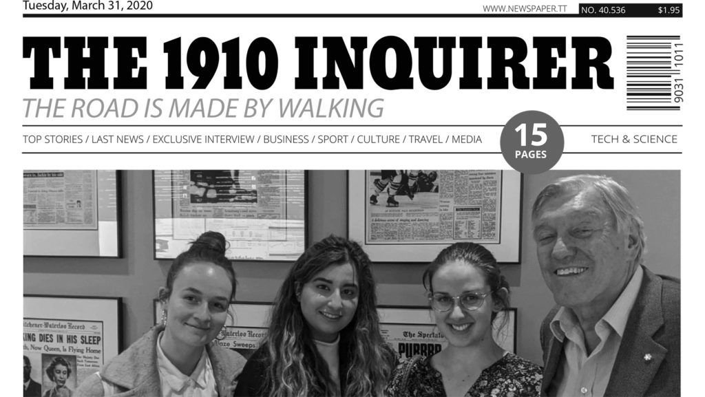 Project 15 – The 1910 Inquirer