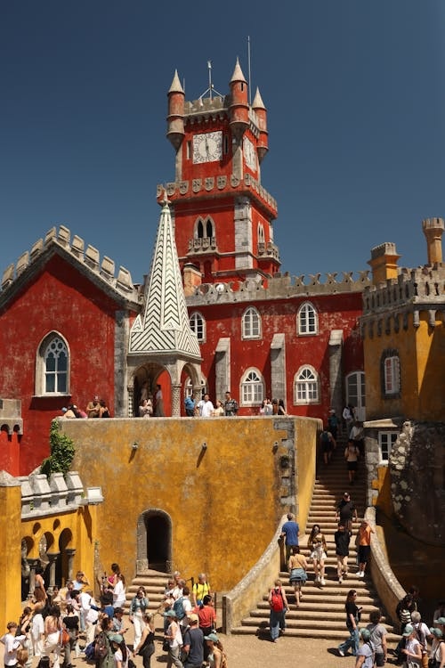 a photo of the National Palace of Pena, Sintra, Portugal