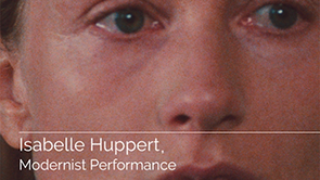 Isabelle Huppert, Modernist Performance book cover