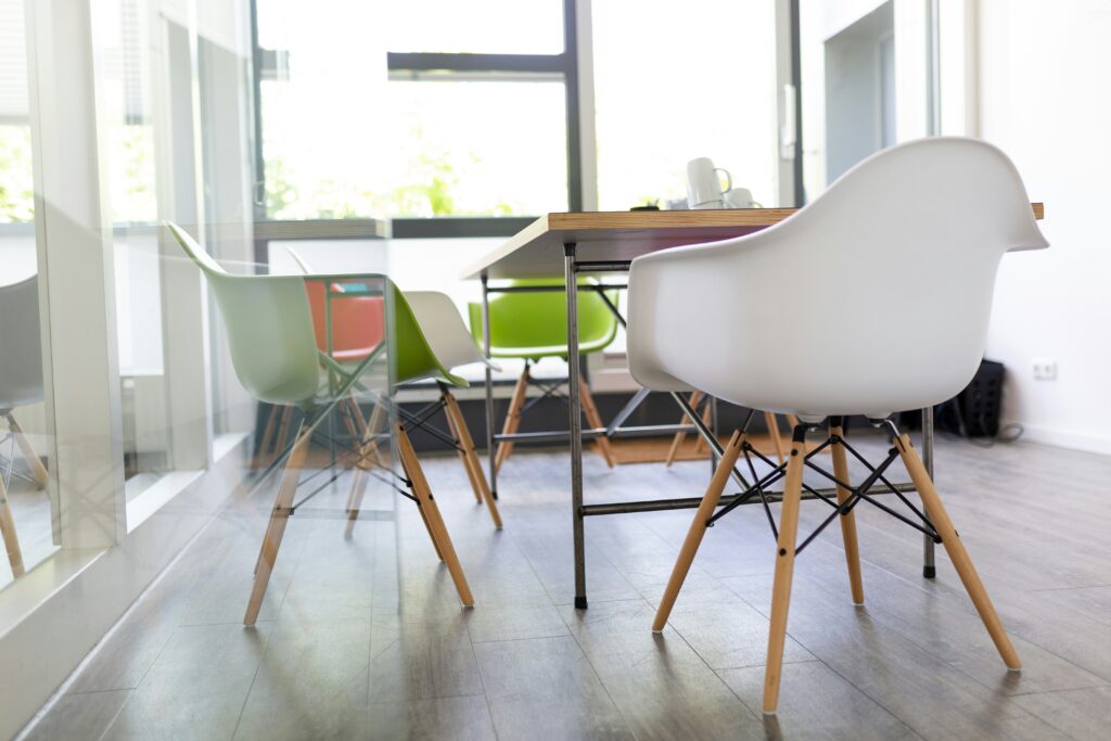 A photo of a meeting room. Photo is by NEW DATA SERVICES on Unsplash.