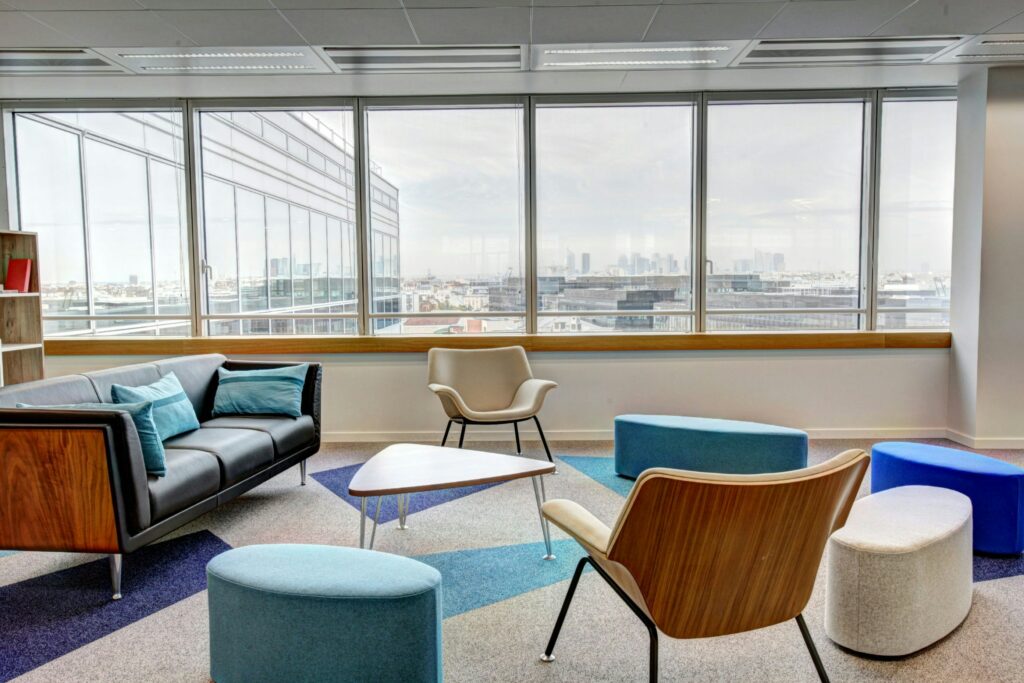 Photo of eating area with chairs. Photo: yann maignan on Unsplash.