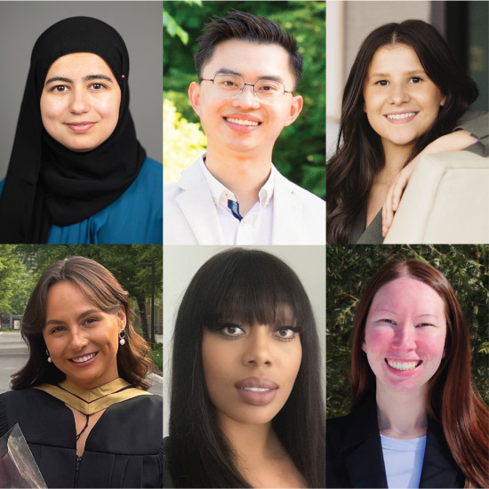 Collage of LA&PS' six of York's Top 30 Under 30