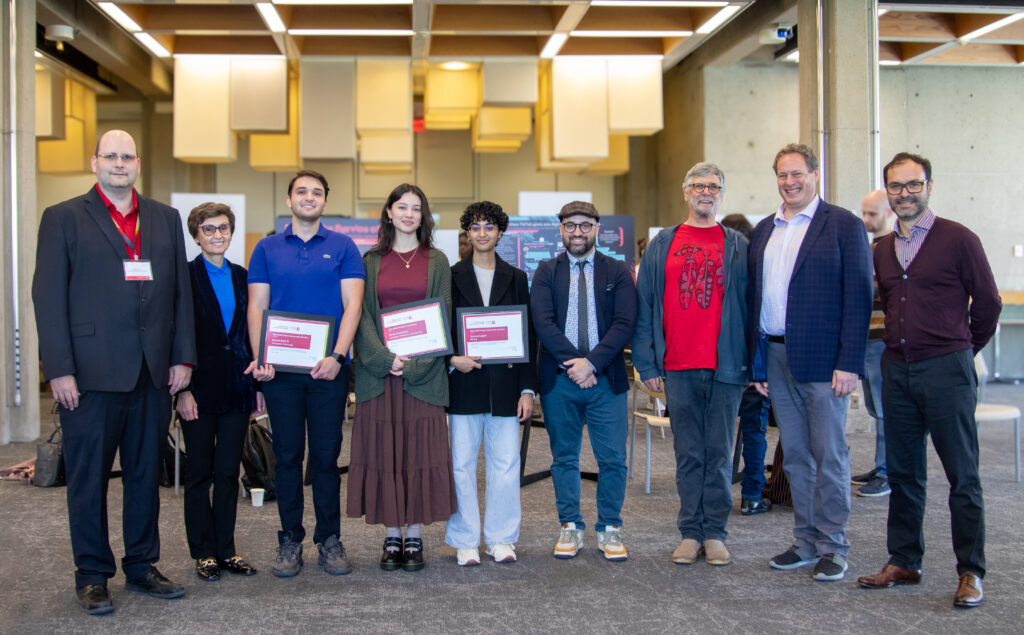 left to right: David Cuff, Marina Erechtchoukova, Osman Berk Er, Olivia Carstensen, Jessica Lappin, Matthew Bucemi, Peter Avery, Dean J.J. McMurtry and Ravi De Costa.