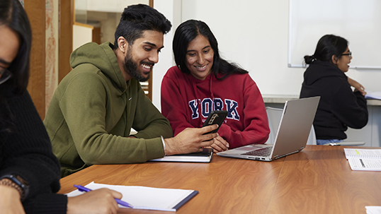 students studying in student centre