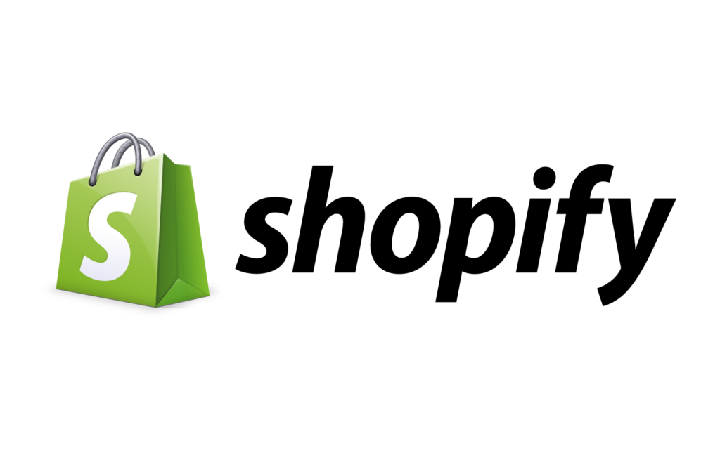 Shopify logo with bag
