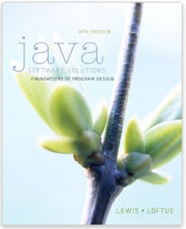 Java Software Solutions 8th ed.