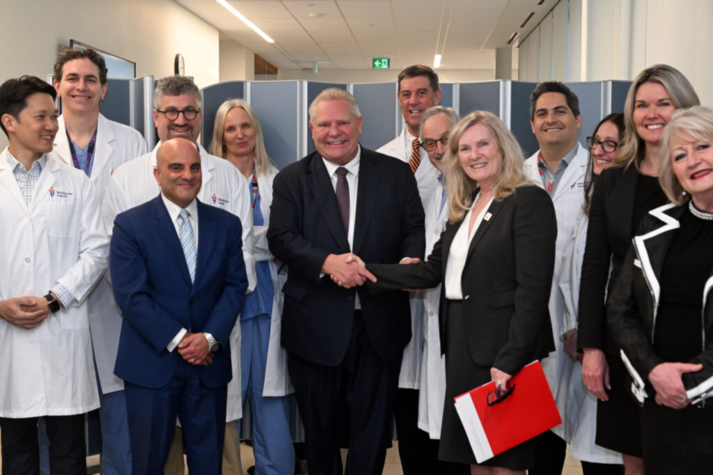 Annonce de l’École de médecine de York en présence du premier ministre Doug Ford (avril 2024)