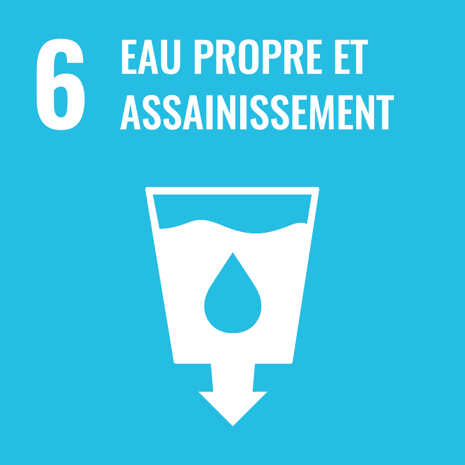  6. Eau propre et assainissement icon