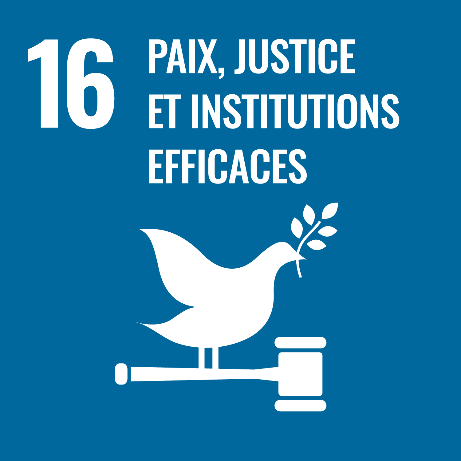  16. Paix, justice et institutions efficaces icon