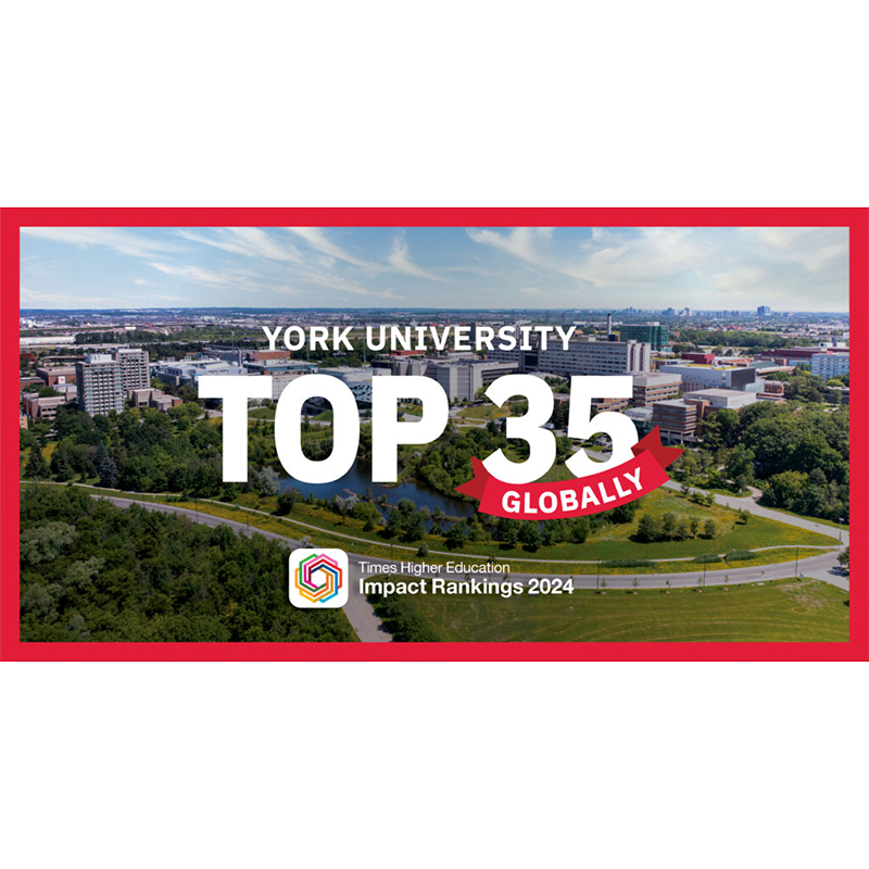 York University Top 35 Globally: Times Higher Education Impact Rankings 2024