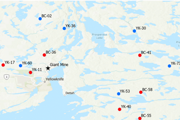 Lake sediment research points to legacy ecotoxicity of Yellowknife gold mining