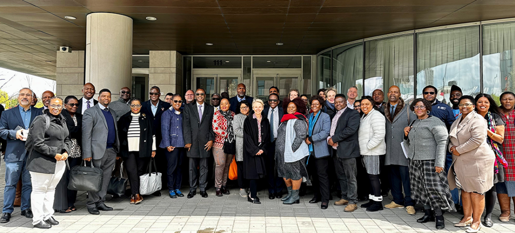 South African university vice-chancellors, deputy vice-chancellors and CEOs gathered with members of the country's National Research Foundation at York University.