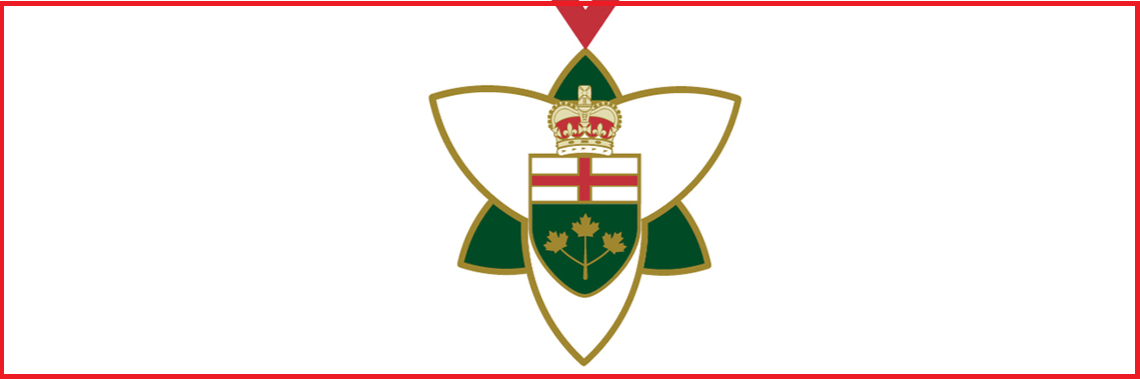 order of ontario red border