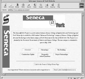 Seneca@York Website