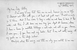 Letter from George Bernard Shaw to<BR>
Lady Welby, Oct. 16, 1907